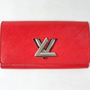 Louis Vuitton Twist wallet RED Excellent used